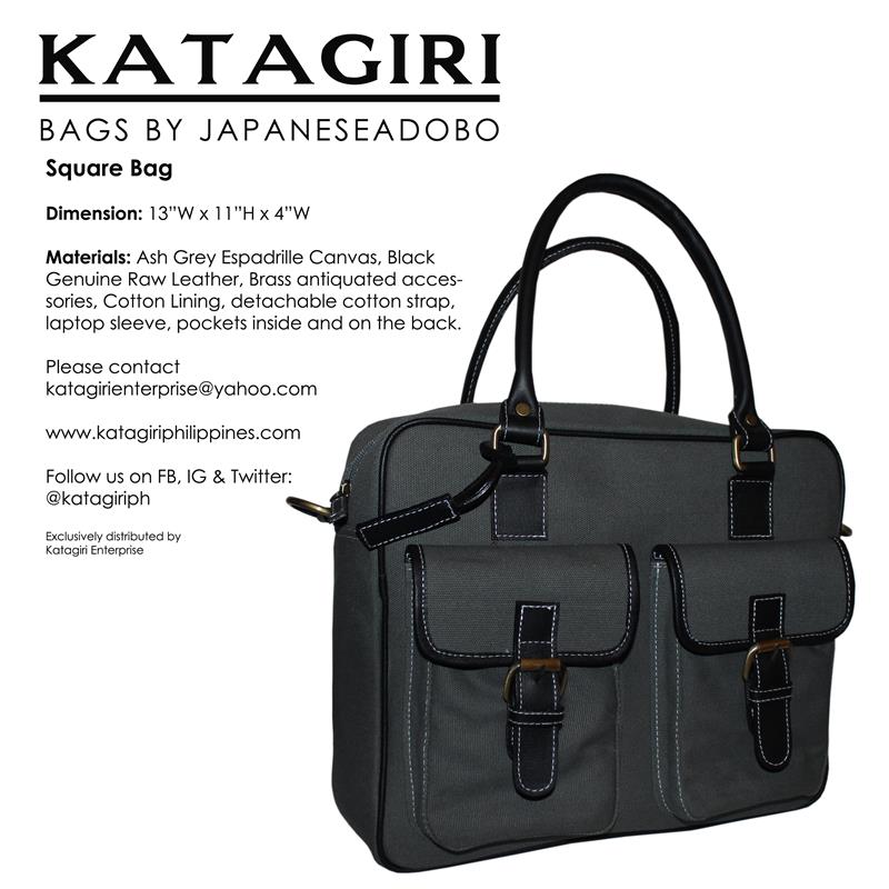 Square Bag Ash Grey