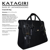 Corporate Bag Black/White thread