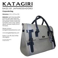 Corporate Bag Light gray/Navy blue