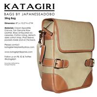 Sling Bag Cream/Tan